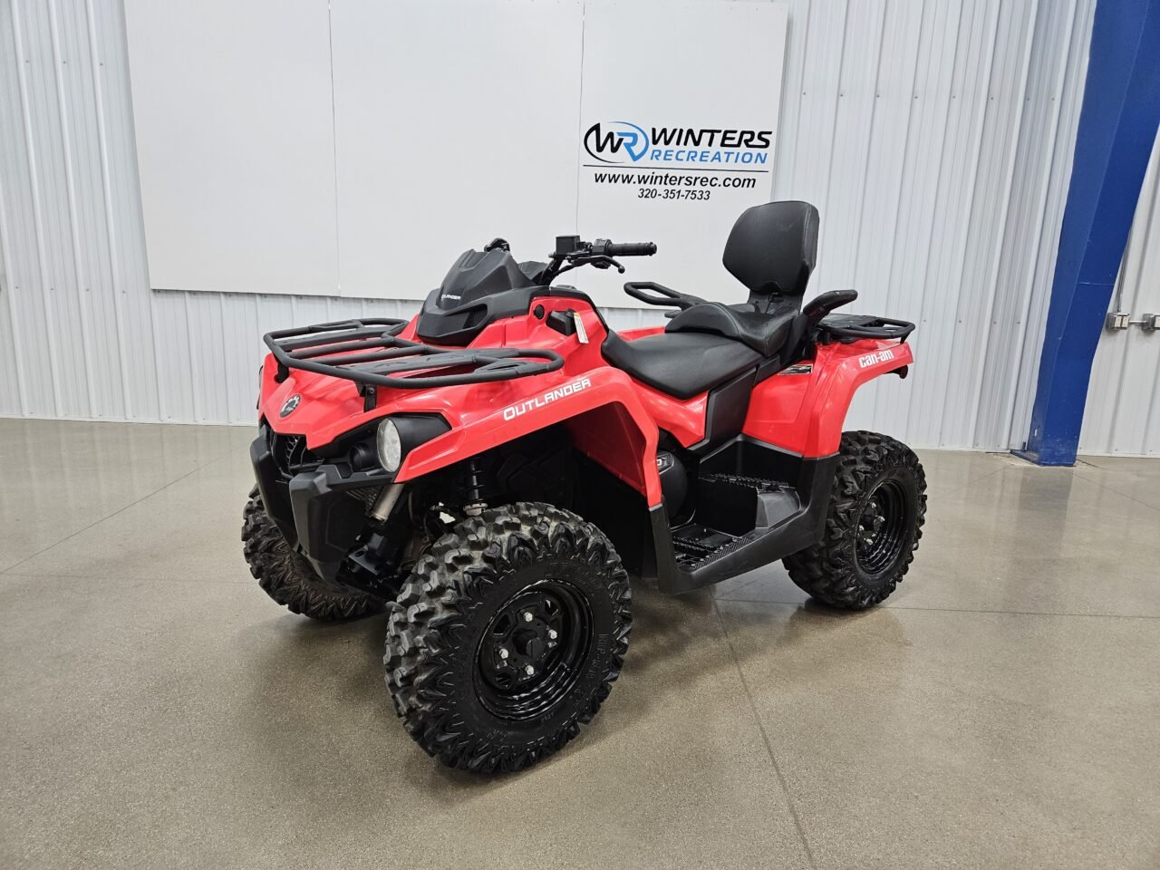 2022 Can-Am Outlander 570 MAX Gas-EFI UTV, Red
