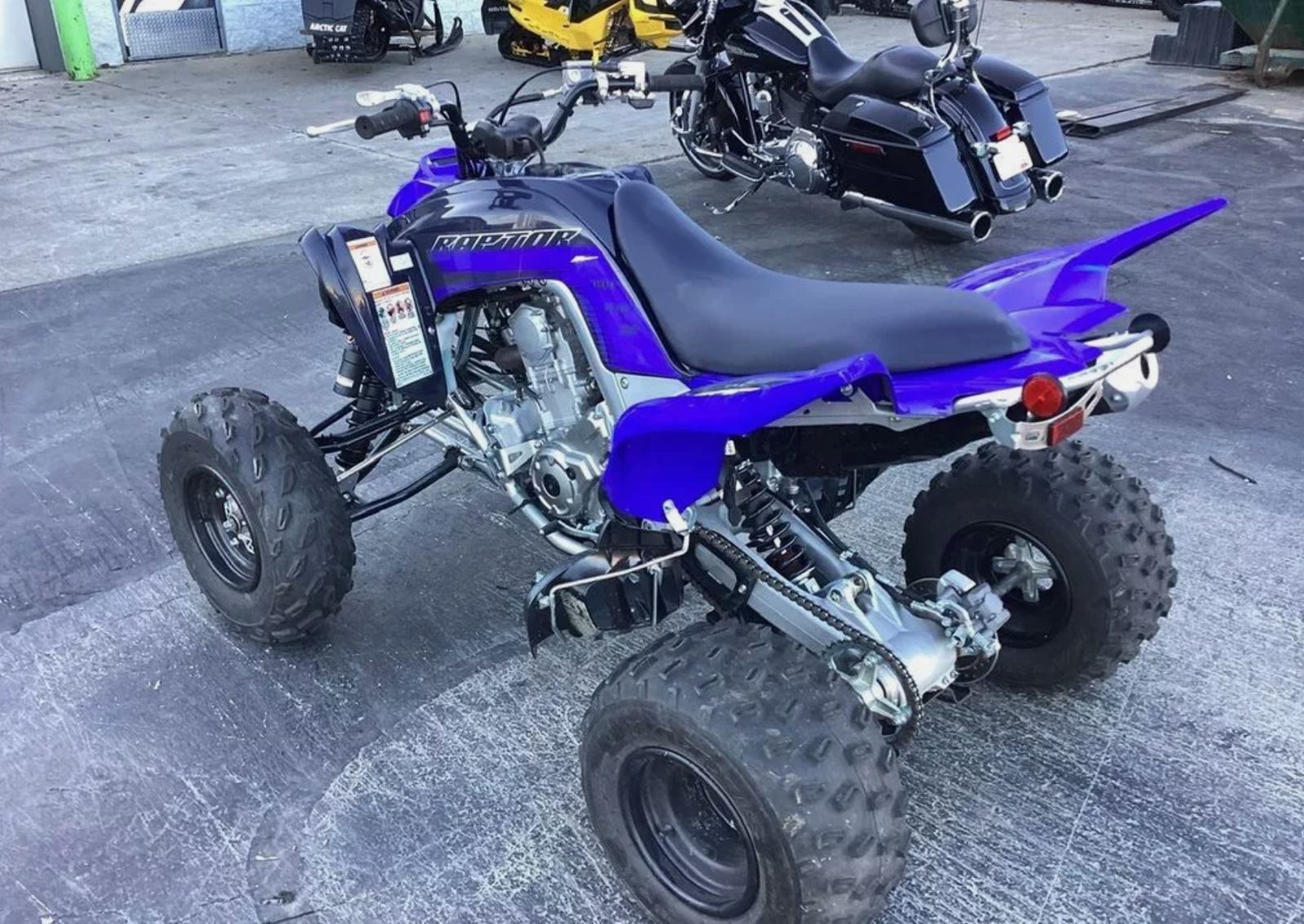 2023 Yamaha Raptor 700R BLUE - Image 5